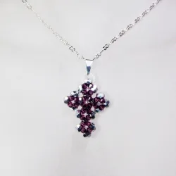 Pendant 45cm - Theonie-Silver Chain - Pendant 45cm - Laiton argenté